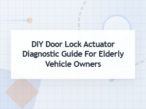 Troubleshooting Remote Door Lock Signals for Elderly Owners
